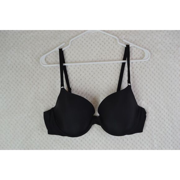 Victoria's Secret Women's 38C Black Demi Underwire Satin Bra - Picture 1 of 12